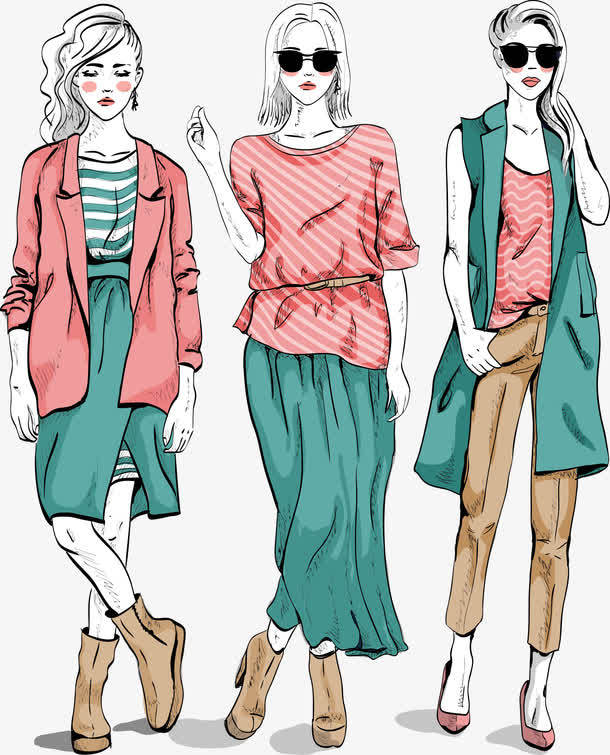 解鎖創(chuàng)意靈感 優(yōu)質(zhì)手繪時尚女模特高清素材免費(fèi)指南